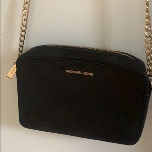 Michael Kors Crossbody Black and Gold